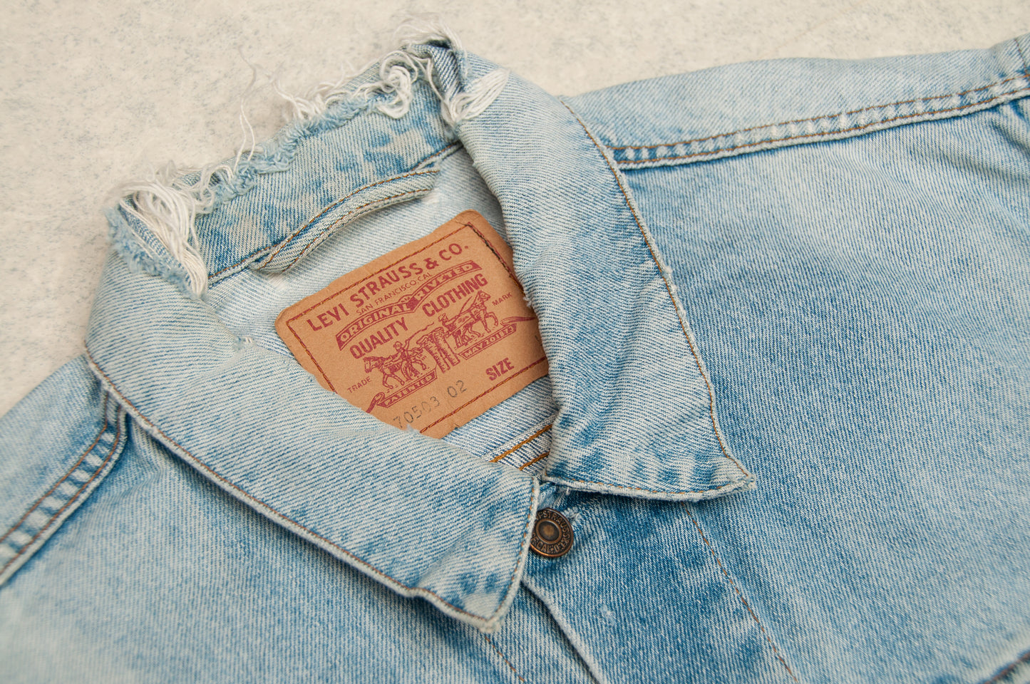 Vintage Levi's 70503 02 farkkutakki 90-luvulta (L)