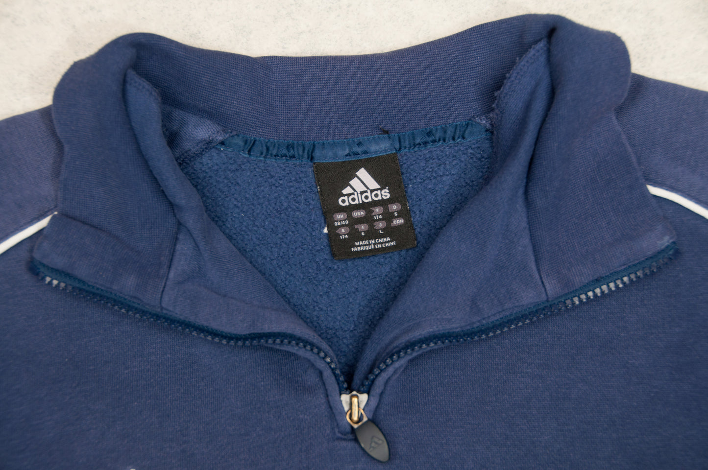 Y2K Adidas 1/4-zip-paita (M)