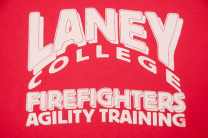 Vintage Laney College Firefighters Agility Training t-paita 90-luvulta (L)