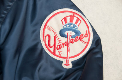 Vintage Starter x MLB New York Yankees satiinitakki 90-luvulta (M)