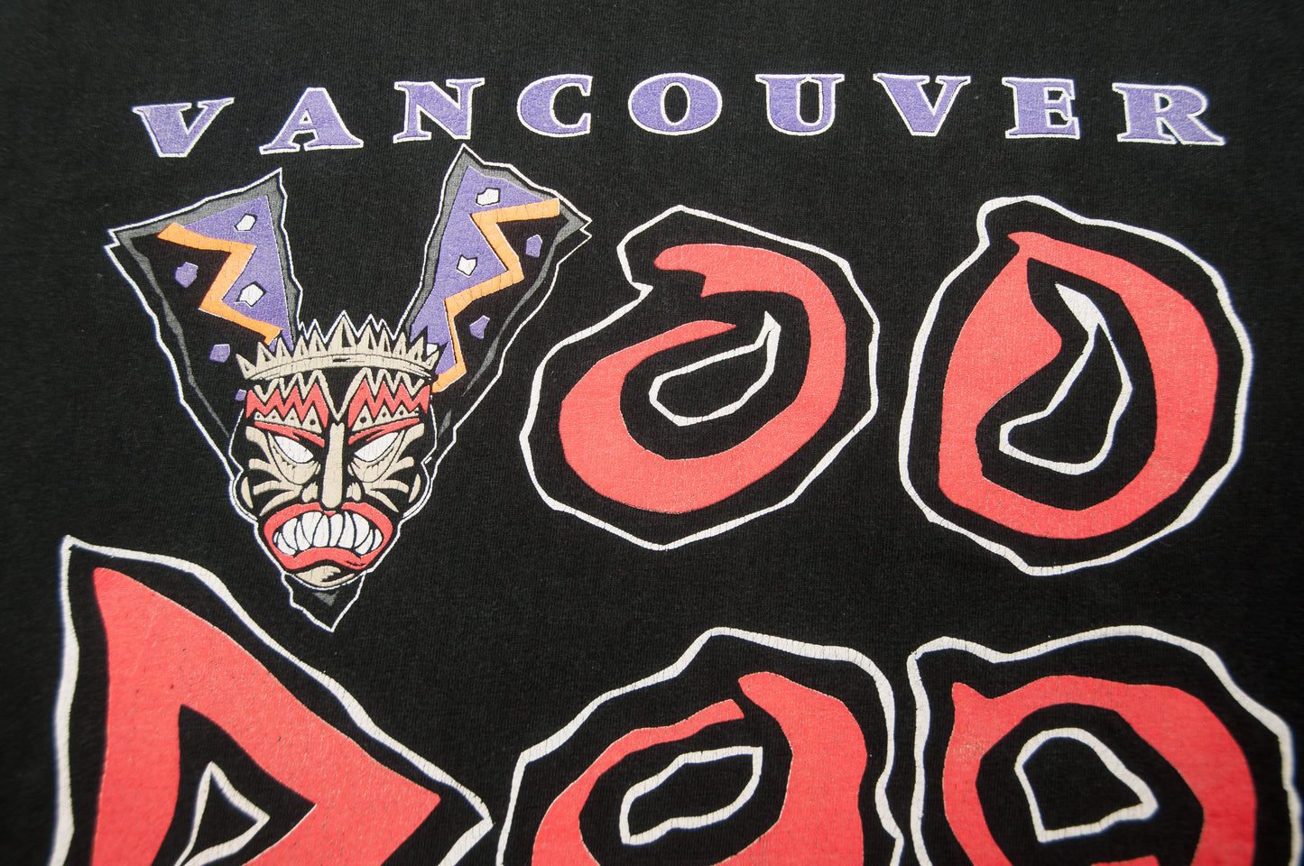 Vintage Vancouver Voodoo Roller Hockey t-paita 90-luvulta (M)