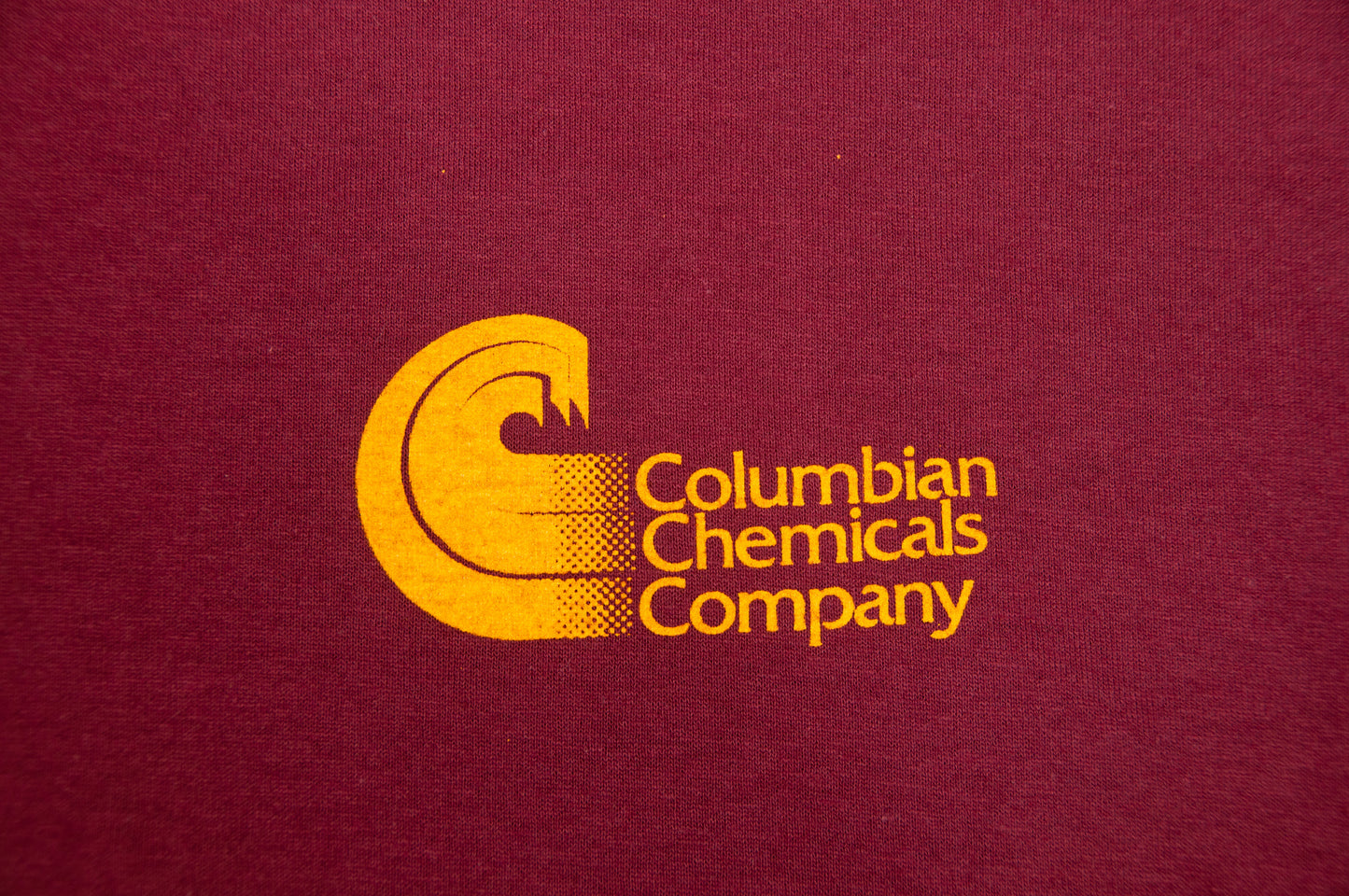 Vintage Columbian Chemicals Company t-paita 80-luvulta (M)