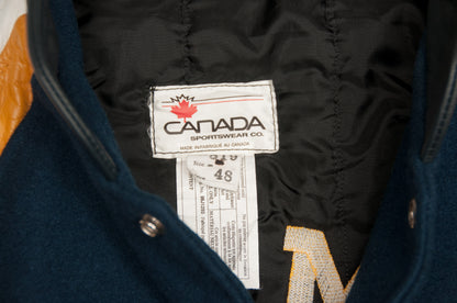 Vintage Canada Sportswear x OMHA Champs varsitytakki 90-luvulta (XXL)