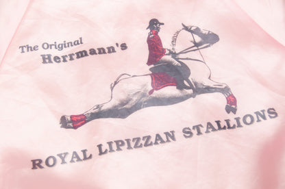 Vintage Auburn Sportswear x Herrmann´s Royal Lipizzan Stallions satiinitakki 80-luvulta (S)