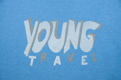 Vintage Young Travel collegepaita 80-luvulta (S)