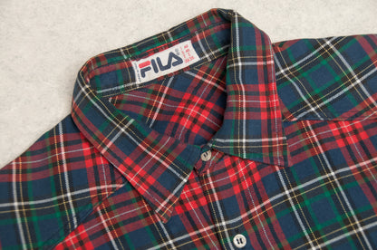 Vintage Fila flanellipaita 90-luvulta (M)