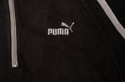 Vintage Puma 1/3-zip fleecepaitatakki 90-luvulta (L)