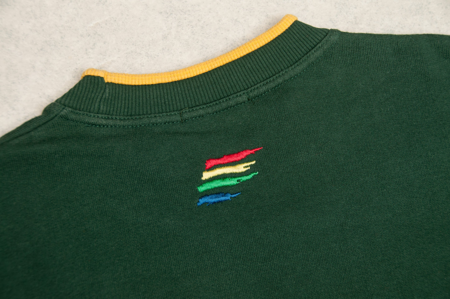 Vintage Benetton Formula 1 Racing Team collegepaita 90-luvulta (S)