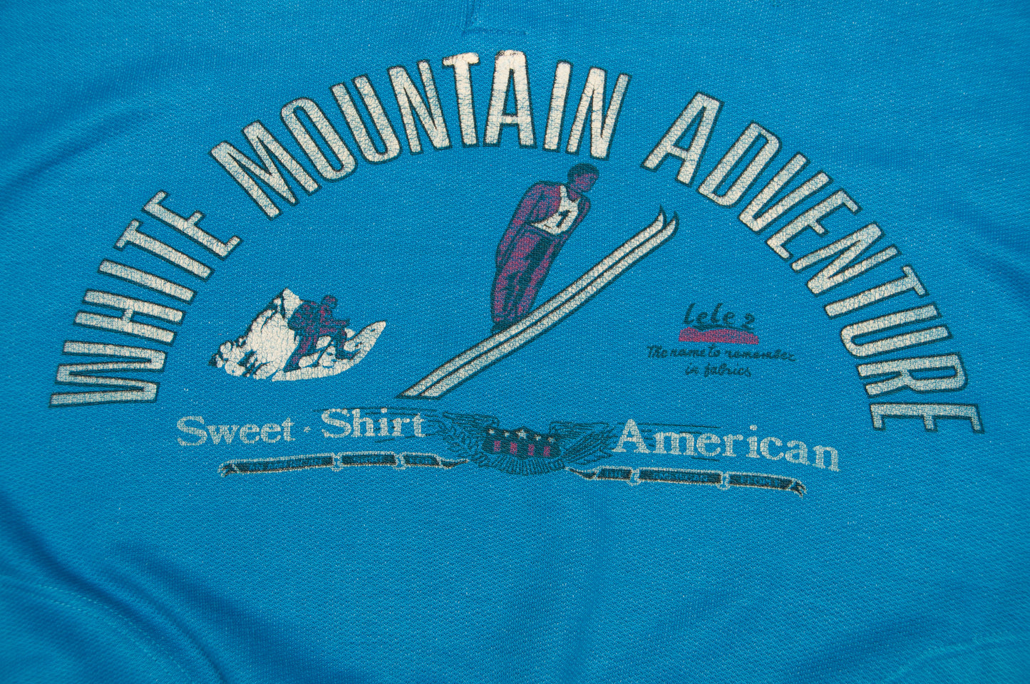 Vintage White Mountain Adventure paita 70-luvulta (L)