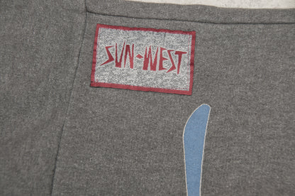 Vintage Sun West collegepaita 90-luvulta (L)