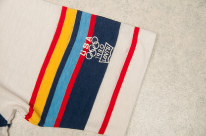 Vintage Levi's Olympic Games 1980 paita (XS)