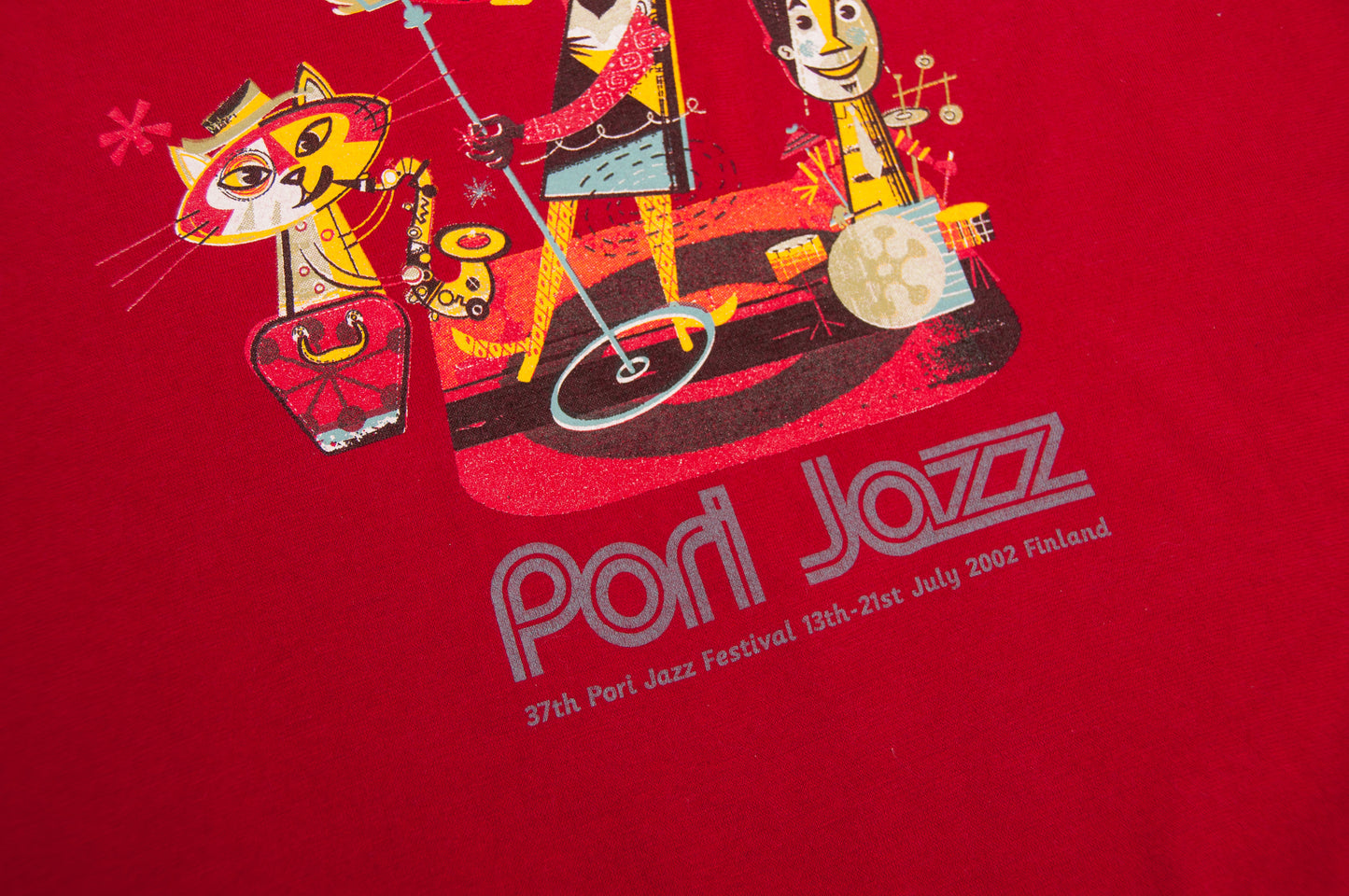 Vintage Y2K Pori Jazz 2002 t-paita (L)