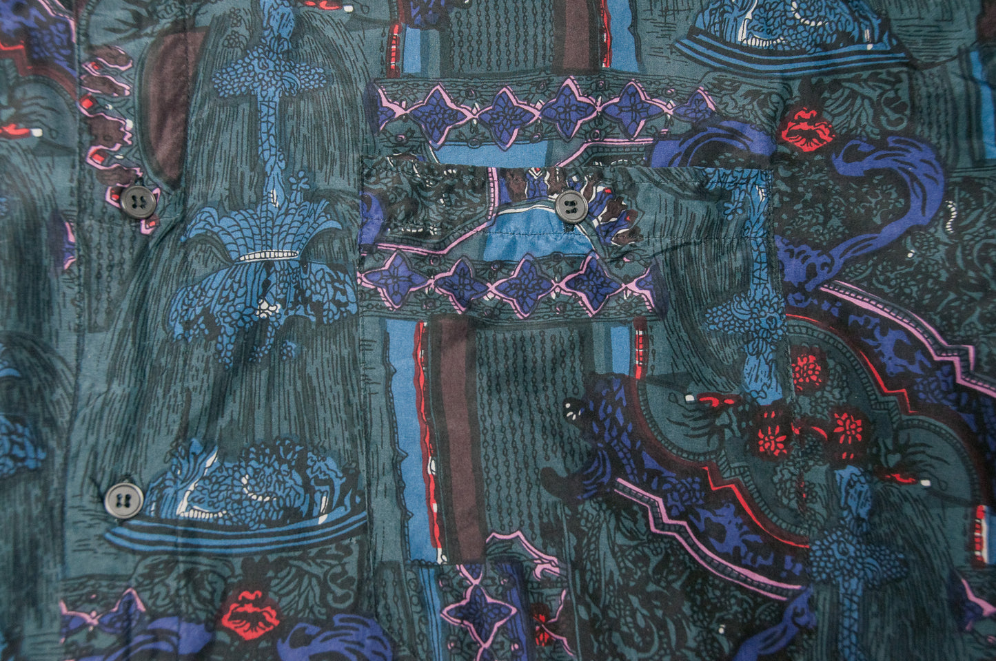 Vintage Hey Man silkkipaita 80-luvulta (XL)