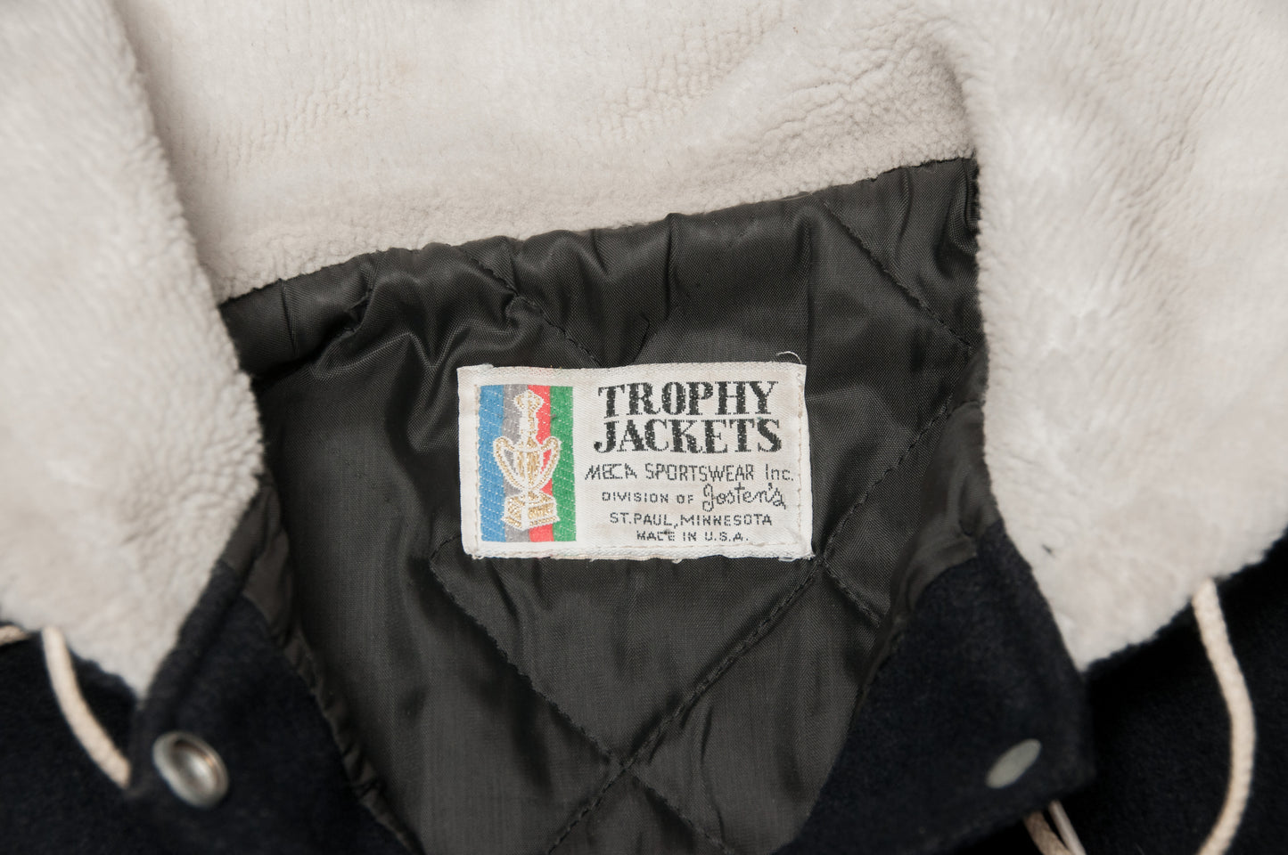 Vintage Trophy Jackets x PHS varsitytakki 80-luvulta (M)