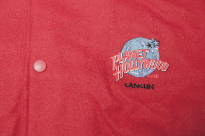 Vintage Y2K Planet Hollywood Cancun varsitytakki (XL)