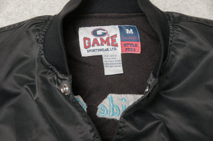 Vintage Y2K Game Sportswear x Step Aside Stables satiinitakki (M)