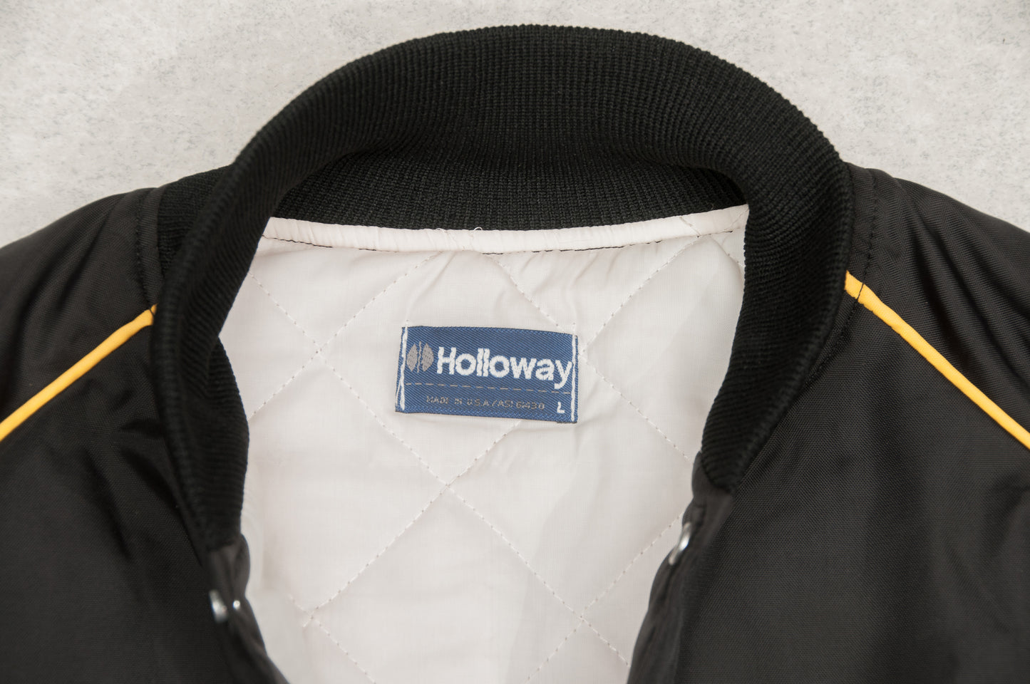 Vintage Holloway x Great Western Malting Co. satiinitakki 90-luvulta (L)