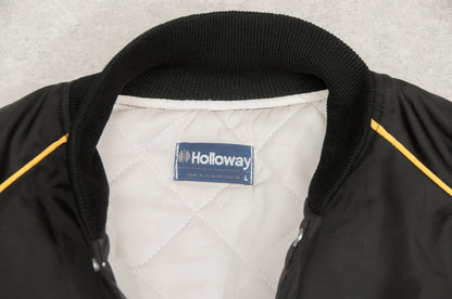 Vintage Holloway x Great Western Malting Co. satiinitakki 90-luvulta (L)
