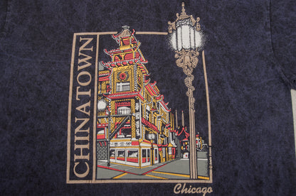 Vintage Chicago Chinatown t-paita 90-luvulta (L)
