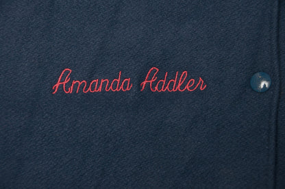 Vintage Holloway x Amanda Addler varsitytakki 80-luvulta (L)