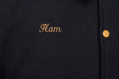 Vintage Ho-Ho-Kus Saddle River varsitytakki 90-luvulta (S)