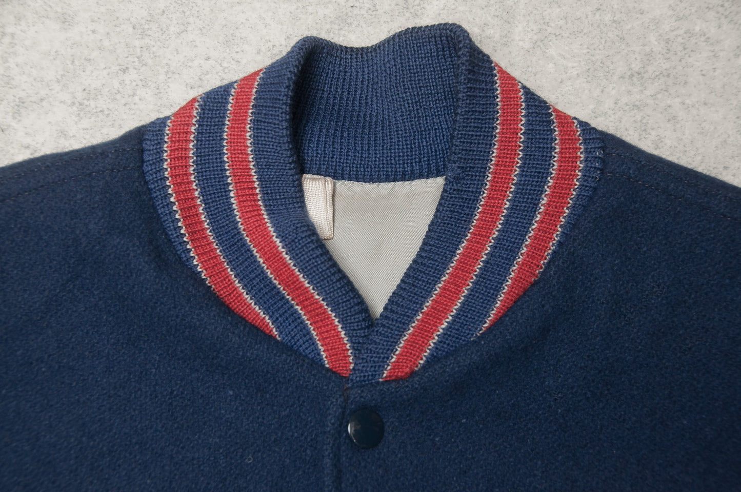 Vintage Lasley Knitting x Valley Conference Co-Champs varsitytakki 60-luvulta (XL)