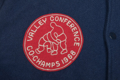 Vintage Lasley Knitting x Valley Conference Co-Champs varsitytakki 60-luvulta (XL)
