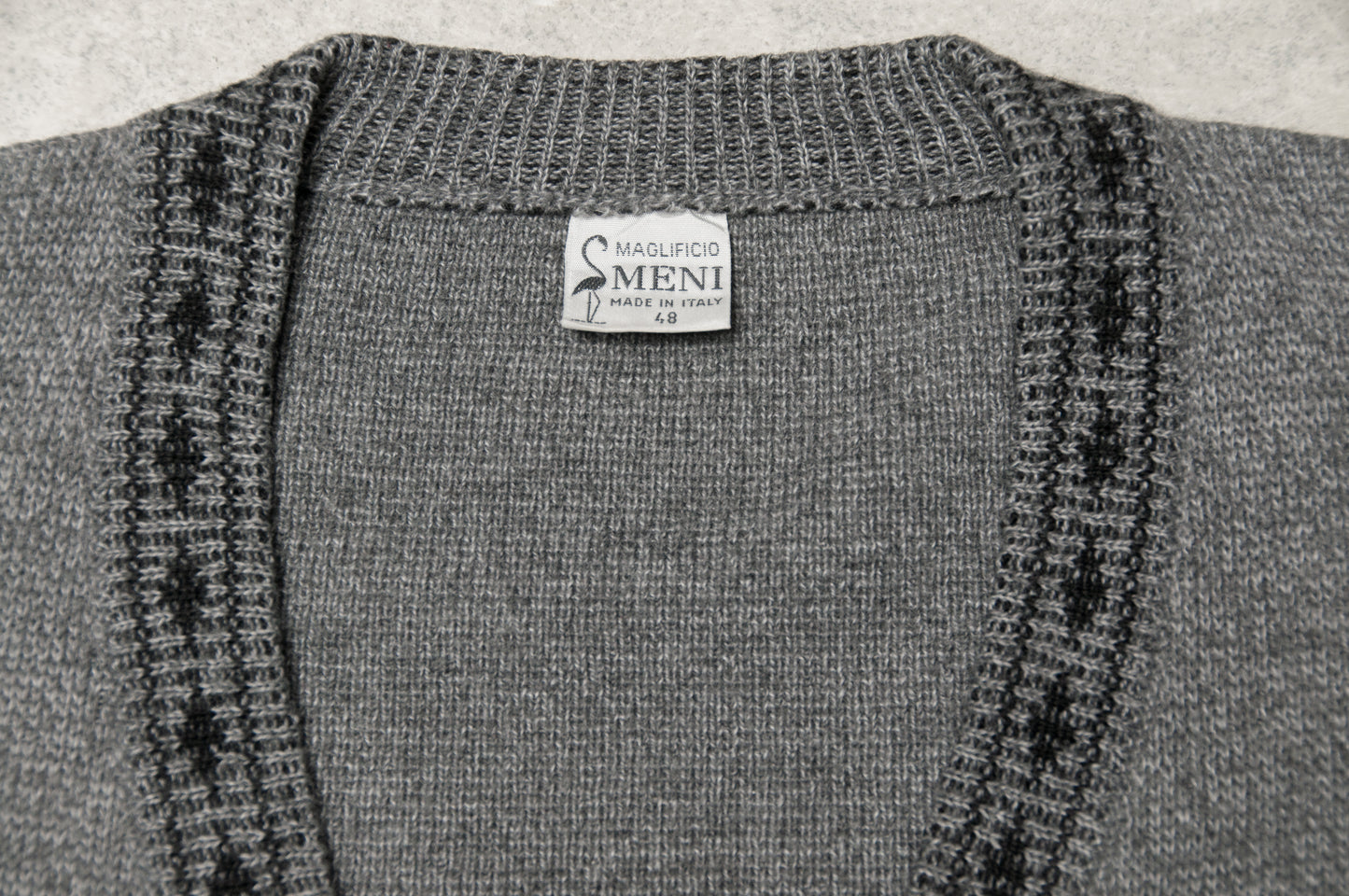 Vintage Maglificio Meni villatakki 90-luvulta (M)