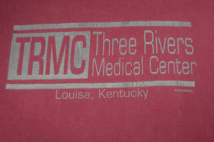 Vintage Three Rivers Medical Center t-paita 90-luvulta (XXL)