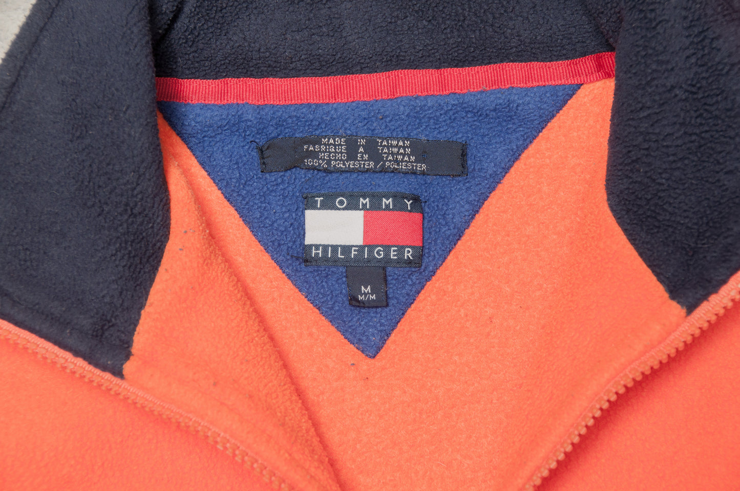 Y2K Tommy Hilfiger fleecepaitatakki (M)