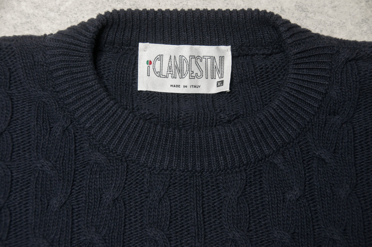 Vintage Clandestini neulepaita 90-luvulta (XL)