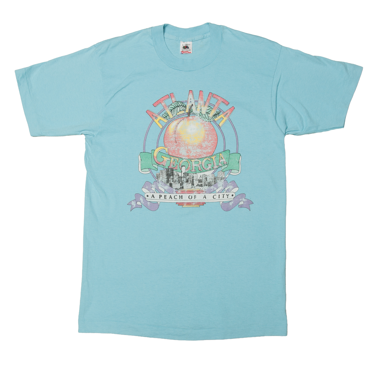 Vintage Atlanta - Peach of a City t-paita 80-luvulta (M)