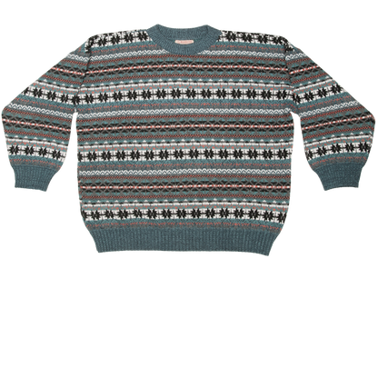 Vintage Bluoltre villaneule 90-luvulta (L)