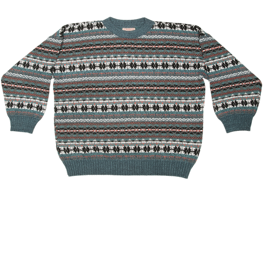 Vintage Bluoltre villaneule 90-luvulta (L)