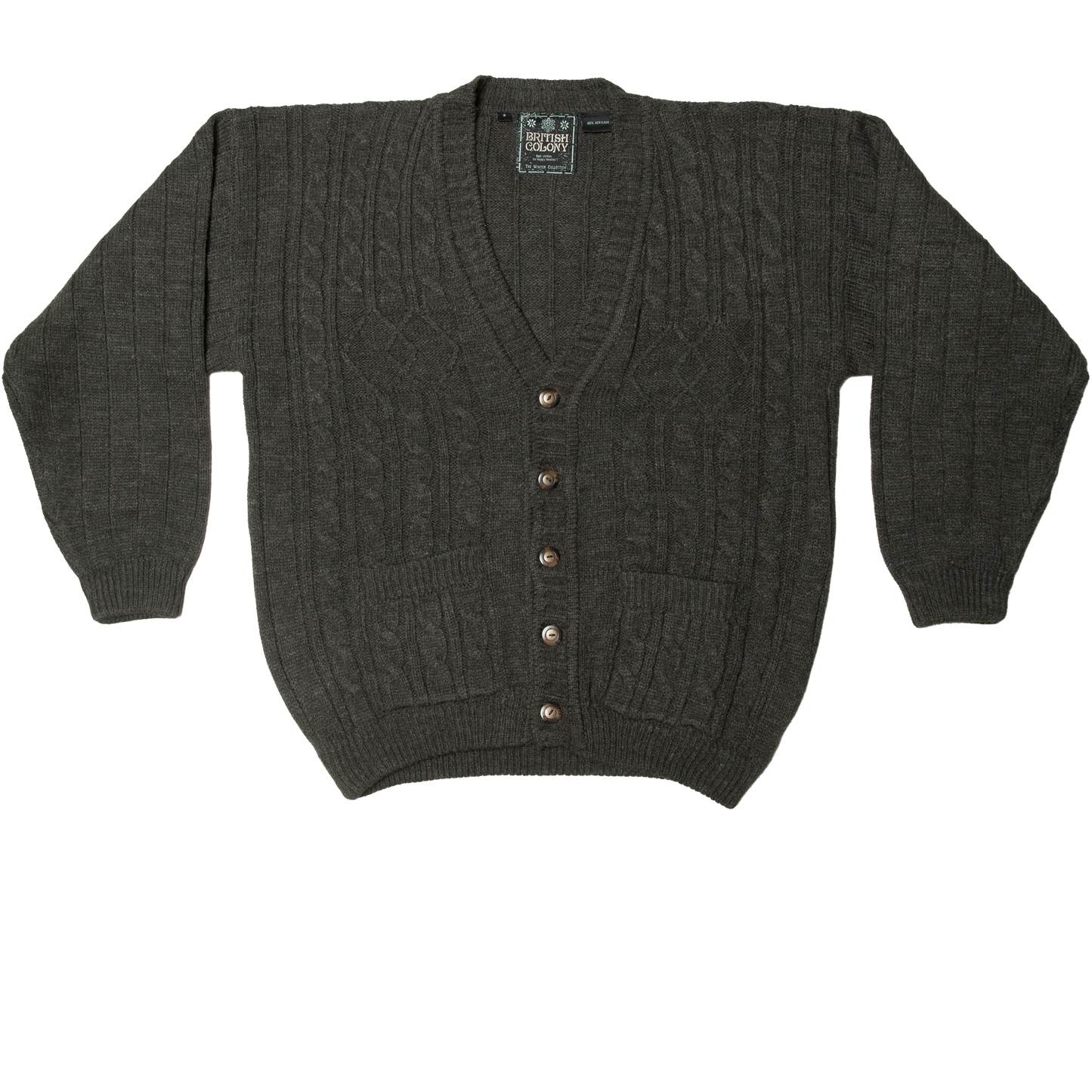 Vintage British Colony neuletakki 90-luvulta (L)