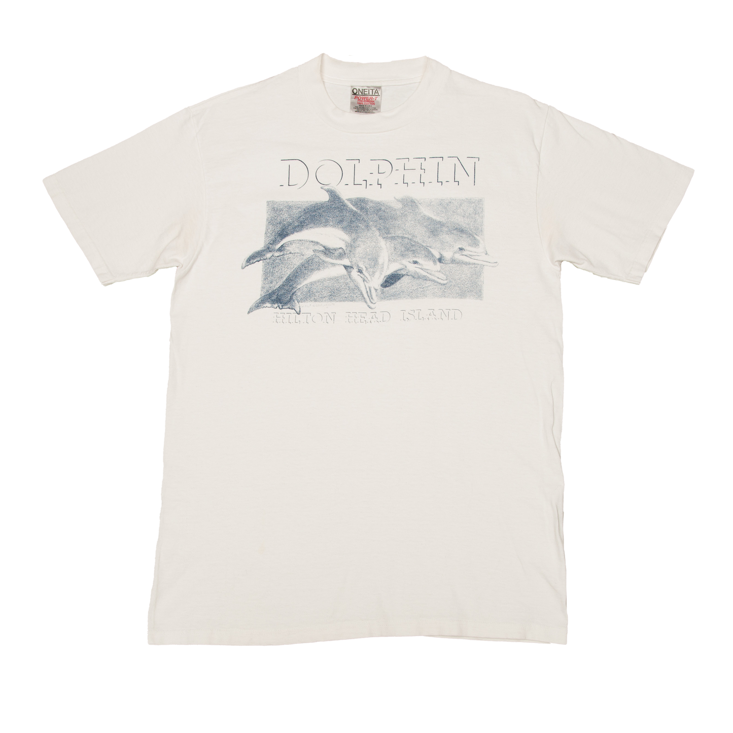 Vintage Dolphin - Hilton Head Island t-paita 90-luvulta (S)