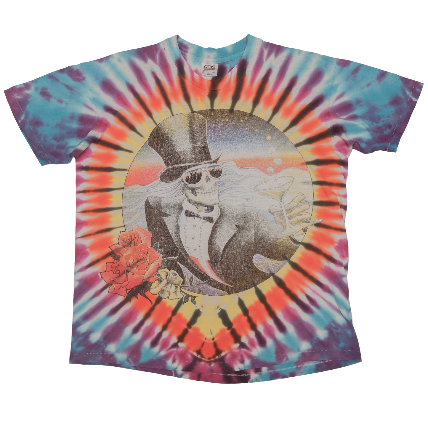 Vintage Grateful Dead - One More Saturday Night t-paita 90-luvulta (L)
