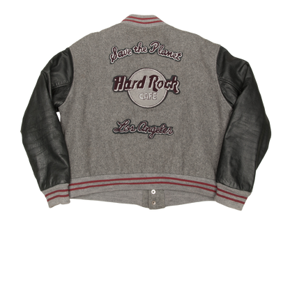 Vintage Hard Rock Cafe Los Angeles varsitytakki 90-luvulta (L)