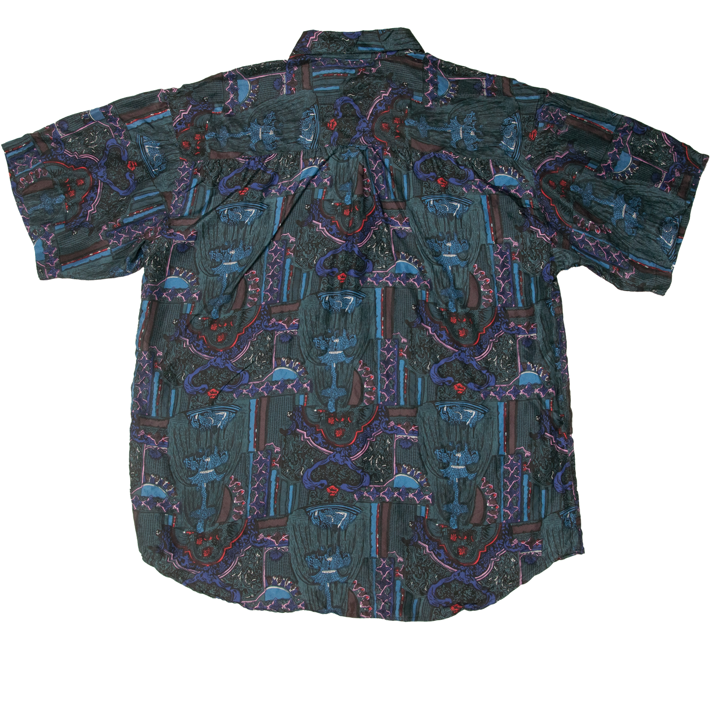 Vintage Hey Man silkkipaita 80-luvulta (XL)