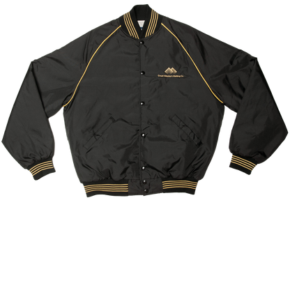 Vintage Holloway x Great Western Malting Co. satiinitakki 90-luvulta (L)