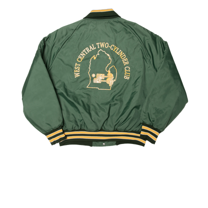 Vintage Holloway x West Central Two-Cylinder Club satiinitakki 90-luvulta (XL)