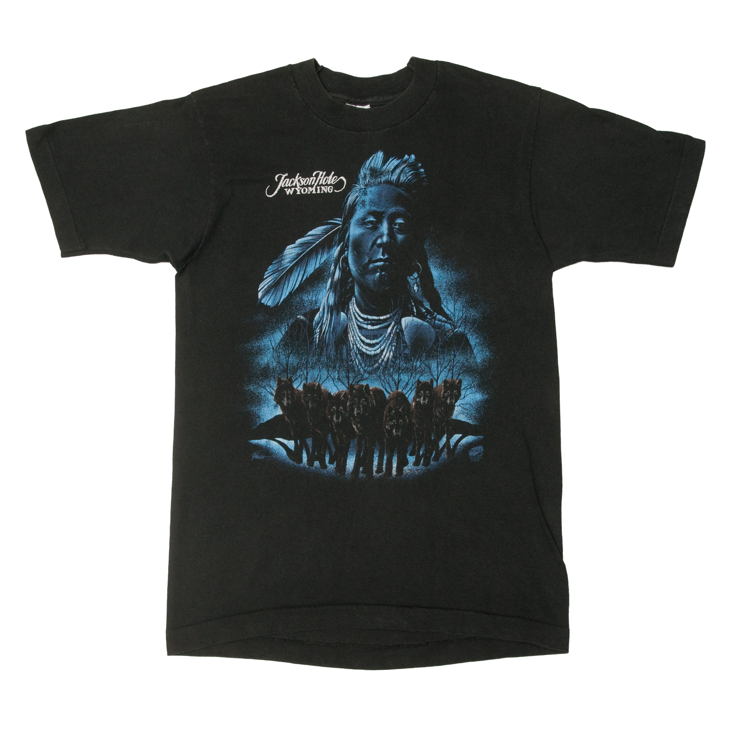 Vintage Jackson Hole Wyoming t-paita 90-luvulta (XS)