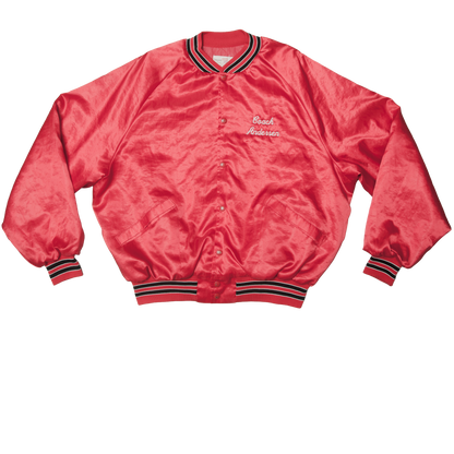 Vintage King Louie x Linn-Mar Lions Football satiinitakki 80-luvulta (XL)