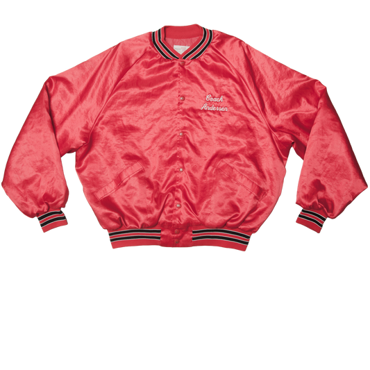 Vintage King Louie x Linn-Mar Lions Football satiinitakki 80-luvulta (XL)