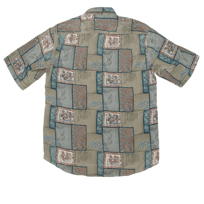 Vintage Langella Uomo viskoosipaita 80-luvulta (M)