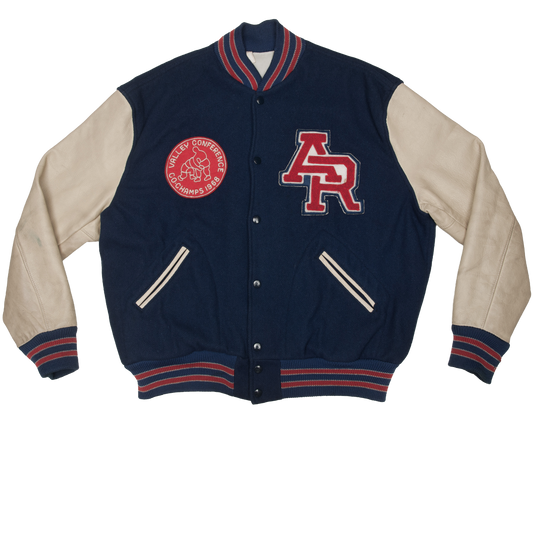 Vintage Lasley Knitting x Valley Conference Co-Champs varsitytakki 60-luvulta (XL)