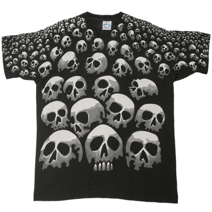 Vintage Liquid Blue - Son of Skulls t-paita 90-luvulta (L)