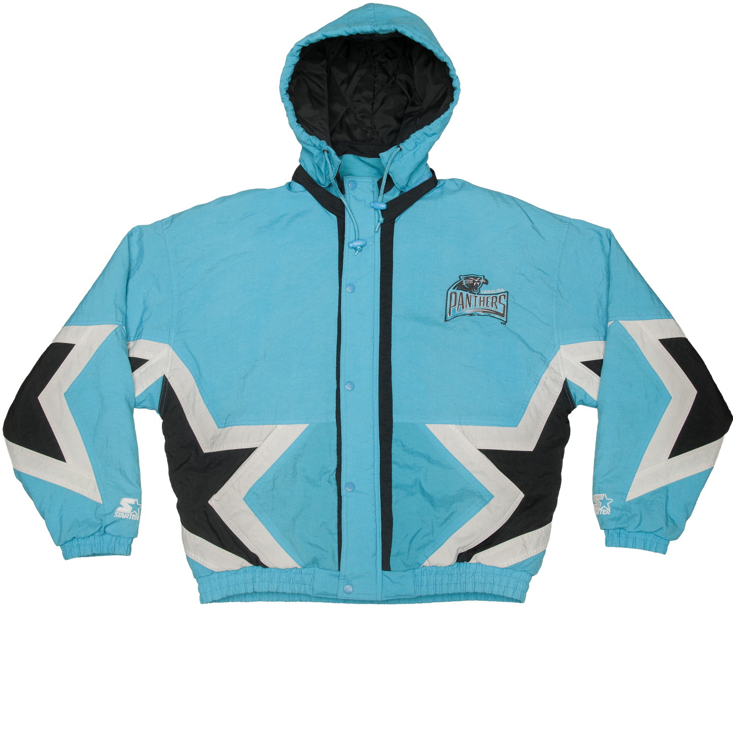 Vintage Starter x NFL Carolina Panthers toppatakki 90-luvulta (L)