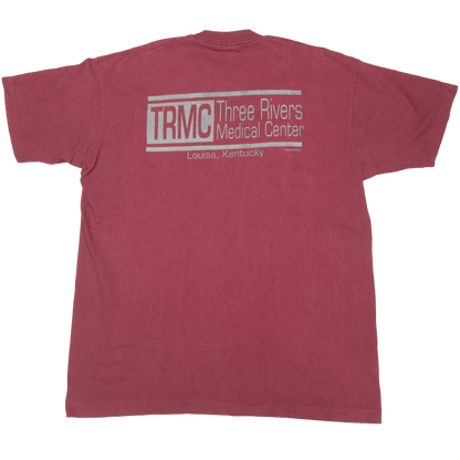 Vintage Three Rivers Medical Center t-paita 90-luvulta (XXL)