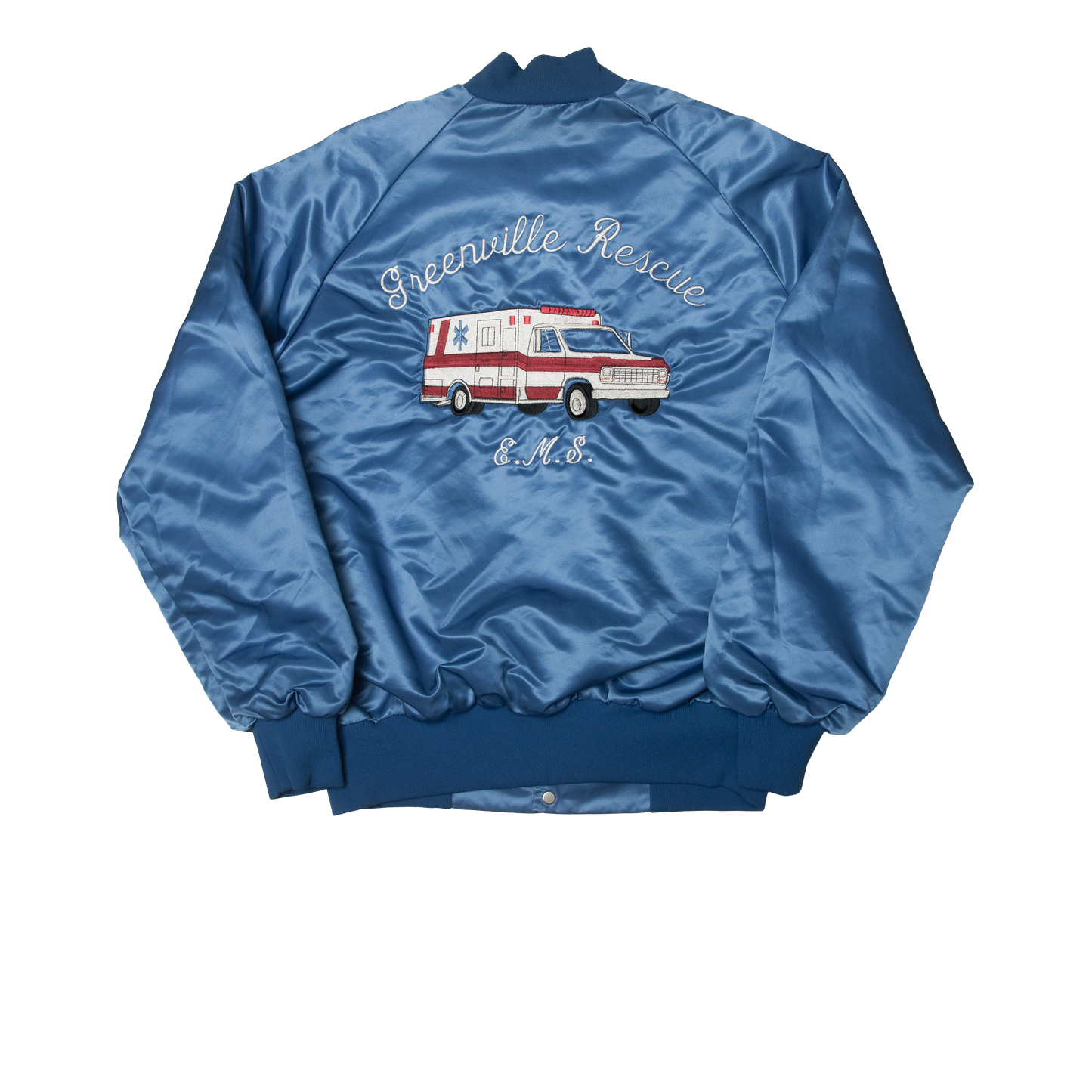 Vintage Westark x Greenville Rescue satiinitakki 80-luvulta (M)